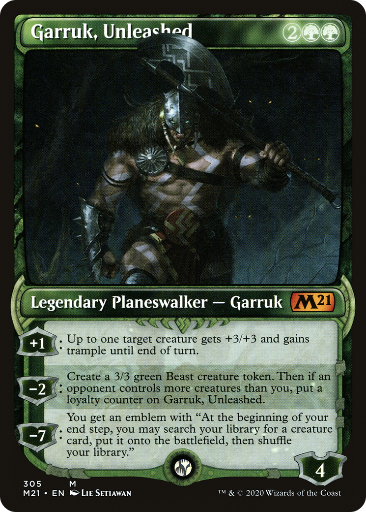 Garruk, Unleashed (305) (Showcase)