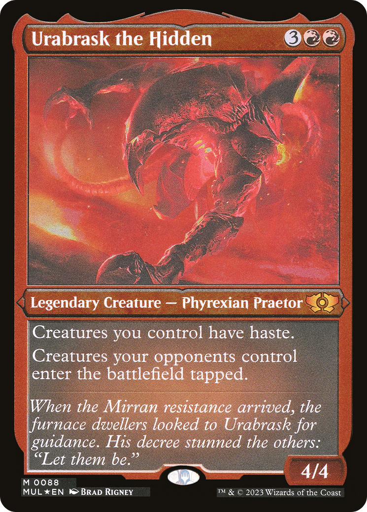 Urabrask the Hidden (0088) - Foil Etched