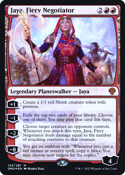 Jaya, Fiery Negotiator (133) (Prerelease) - Foil