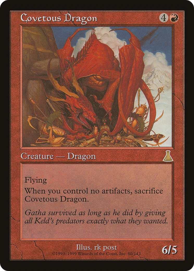 Covetous Dragon - Foil