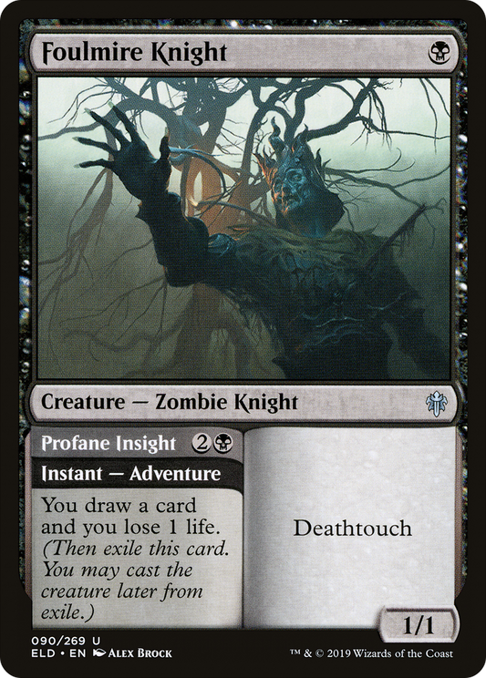 Foulmire Knight // Profane Insight - Foil