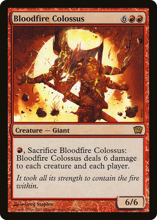 Bloodfire Colossus - Foil