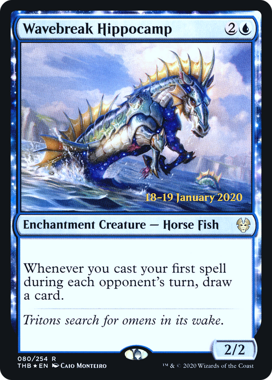 Wavebreak Hippocamp (080) (Prerelease) - Foil