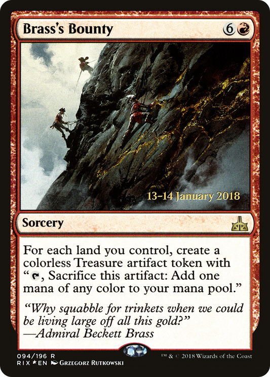 Brass's Bounty (094) (Prerelease) - Foil