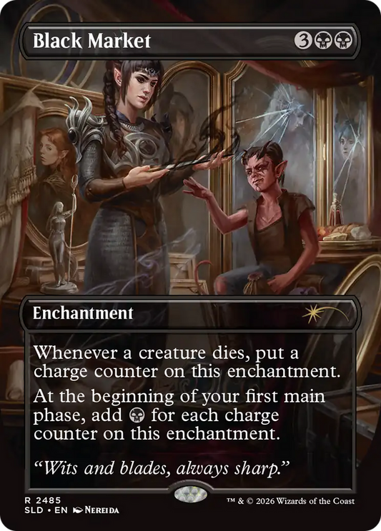 Black Market (2485) (Borderless) (SLD) - Foil