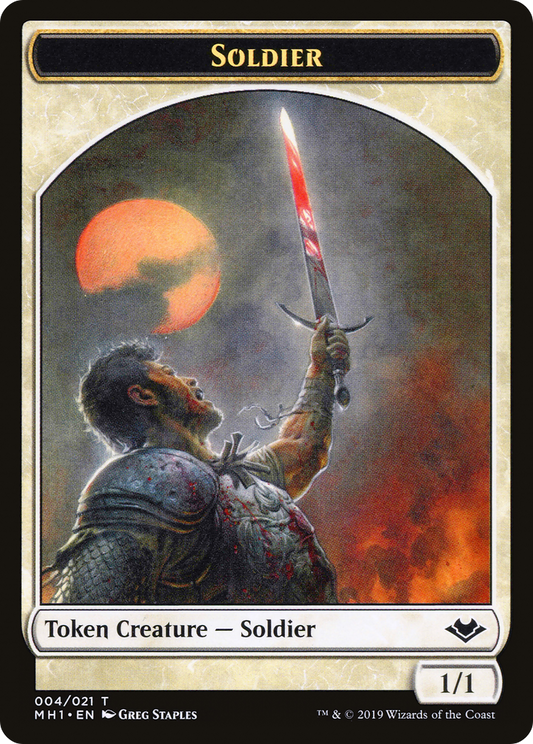 Soldier Token (004) - Foil