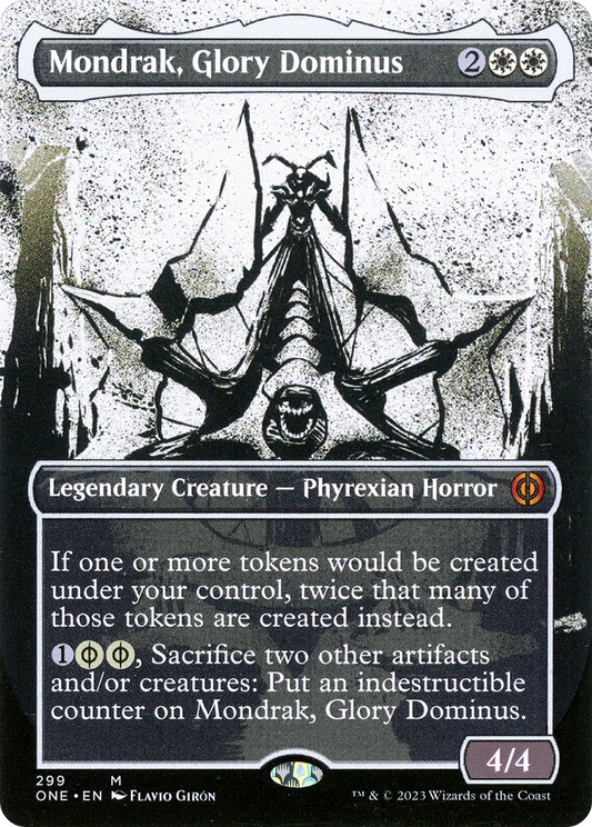 Mondrak, Glory Dominus (299) (Borderless) (Showcase)