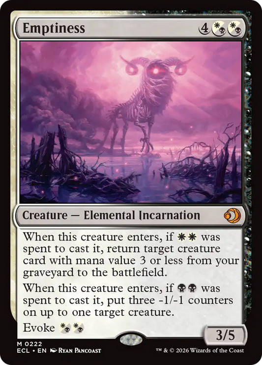 Emptiness - Foil ecl