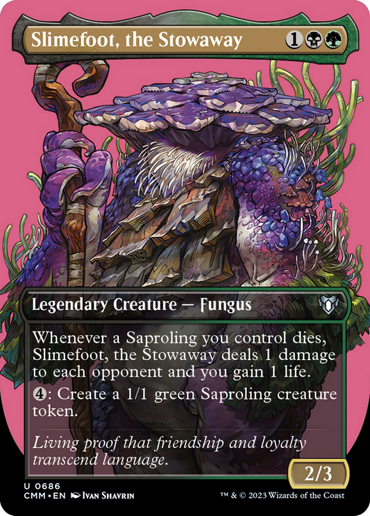 Slimefoot, the Stowaway (0686) (Borderless) - Foil