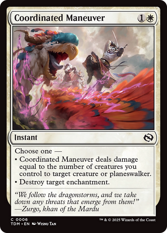 Coordinated Maneuver