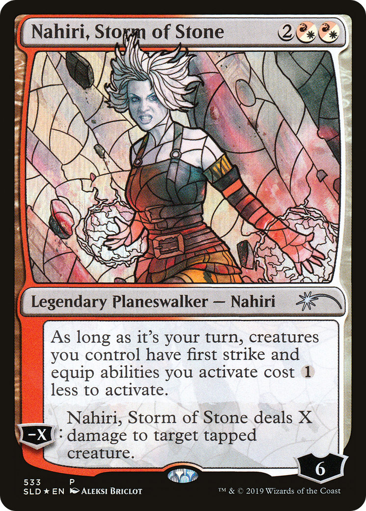 Nahiri, Storm of Stone (533) (Showcase) - Foil