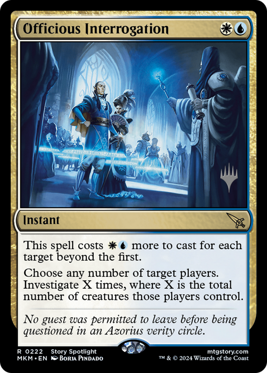 Officious Interrogation (0222) (Promo Pack)