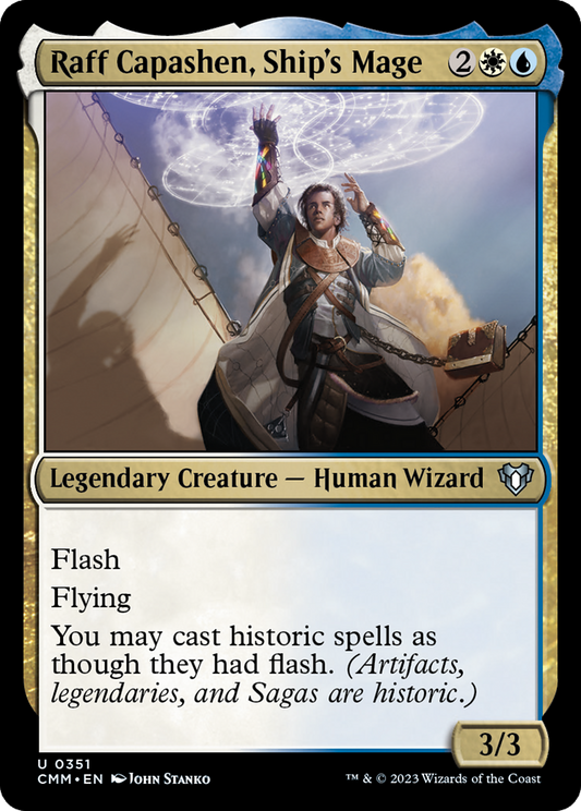 Raff Capashen, Ship's Mage - Foil