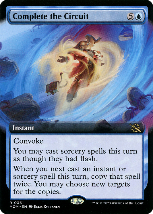Complete the Circuit (0351) (Extended Art) - Foil
