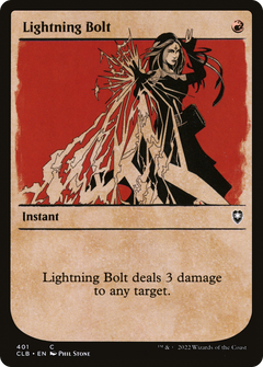 Lightning Bolt (401) (Showcase) - Foil