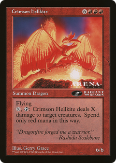 Crimson Hellkite (2nd Place) (Oversized) (Arena League Promo)