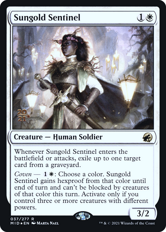 Sungold Sentinel (037) (Prerelease) - Foil