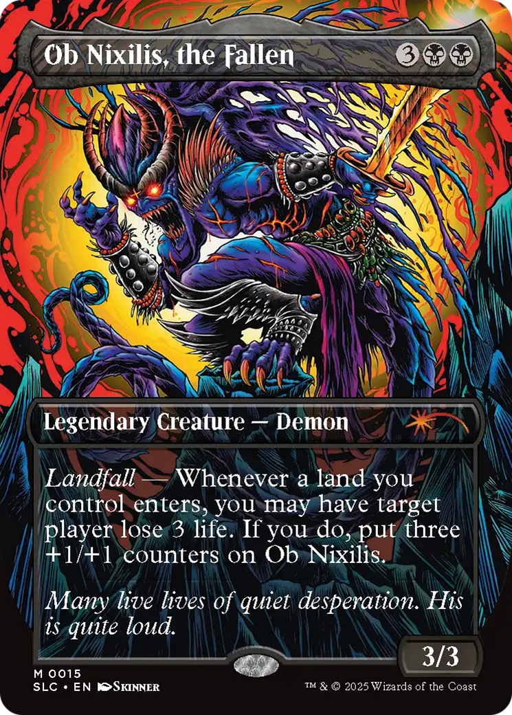 Ob Nixilis, the Fallen (0015) (Borderless) - Foil slc