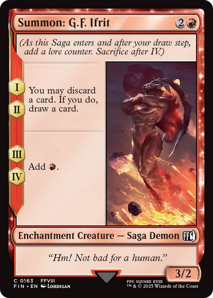 Summon: G.F. Ifrit - Foil