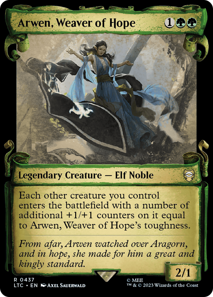 Arwen, Weaver of Hope (0437) (Showcase) - Silver Foil