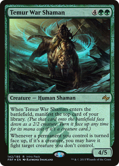 Temur War Shaman (142) (Intro Pack) - Foil