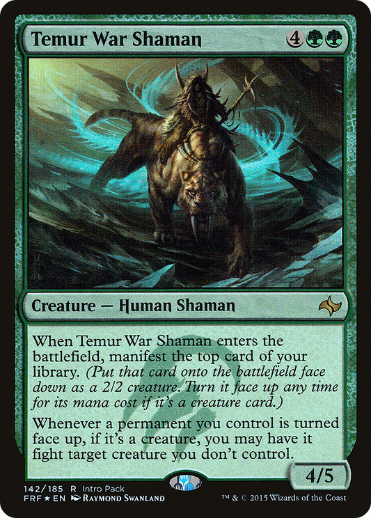 Temur War Shaman (142) (Intro Pack) - Foil