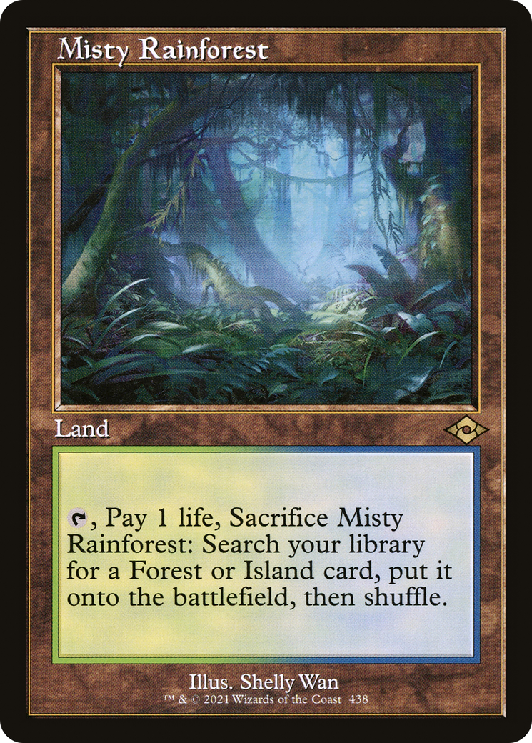 Misty Rainforest (438) (Retro Frame)