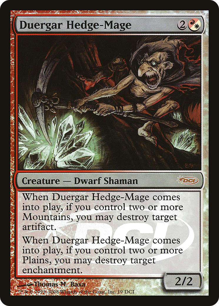 Duergar Hedge-Mage - WPN Foil