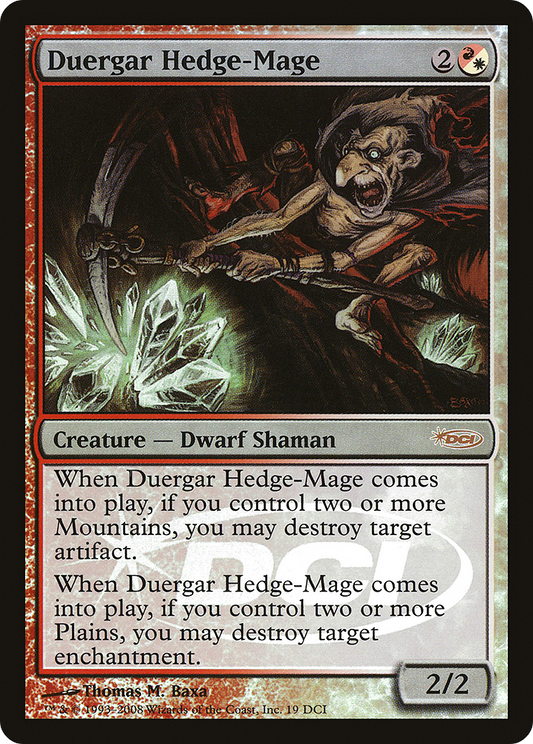 Duergar Hedge-Mage - WPN Foil