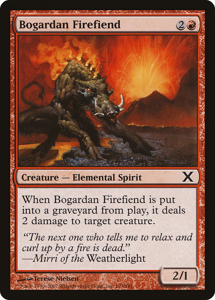 Bogardan Firefiend - Foil