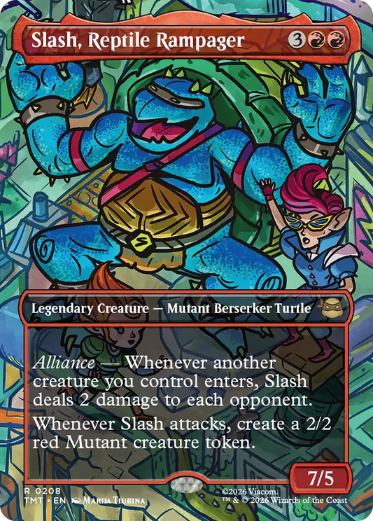 Slash, Reptile Rampager (0208) (Borderless) (TMT)
