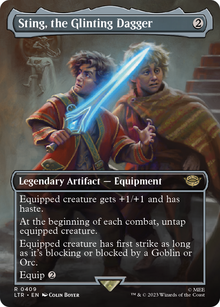 Sting, the Glinting Dagger (0409) (Borderless) - Foil