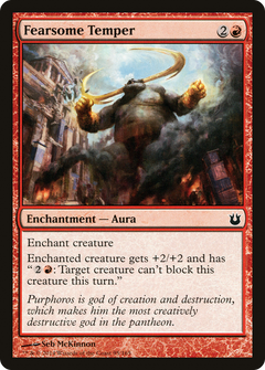 Fearsome Temper - Foil