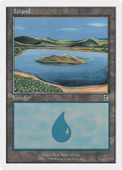 Island (Island in Lake with Shoreline)