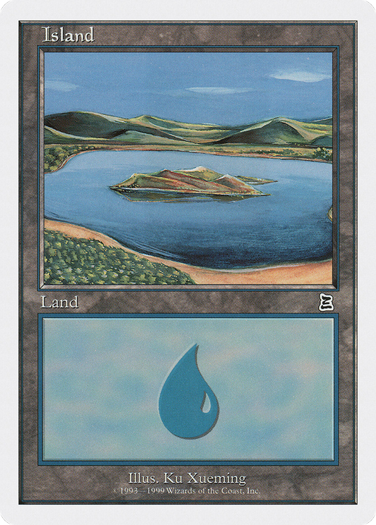 Island (Island in Lake with Shoreline)