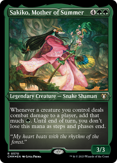 Sakiko, Mother of Summer (0570) - Foil Etched