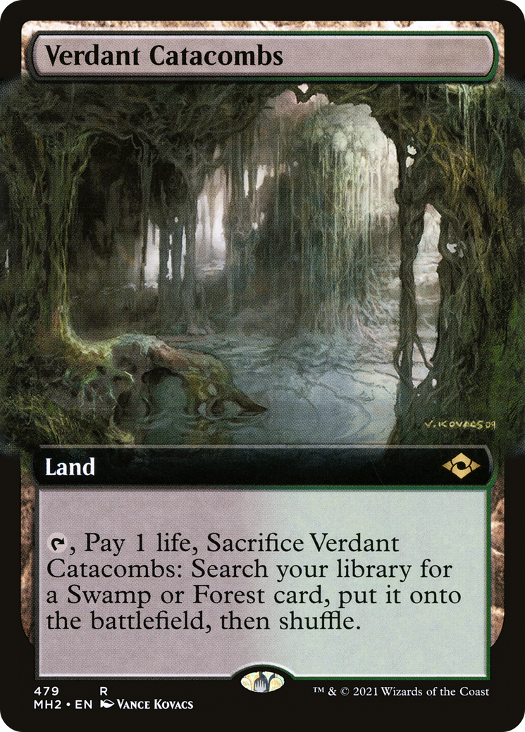Verdant Catacombs (479) (Extended Art) - Foil