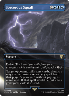 Sorcerous Squall (0548) (Borderless) - Surge Foil