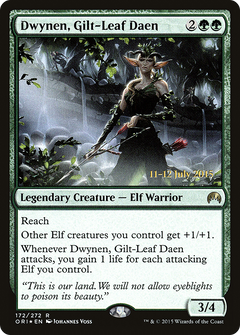 Dwynen, Gilt-Leaf Daen (172) (Prerelease) - Foil
