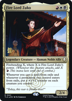 Fire Lord Zuko (0221) (Prerelease) (PTLA) - Foil