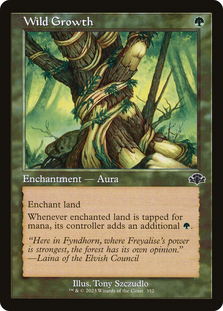 Wild Growth (352) (Retro Frame) - Foil