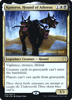 Kunoros, Hound of Athreos (222) (Prerelease) - Foil