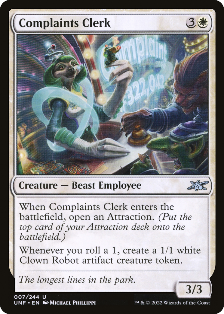 Complaints Clerk - Foil