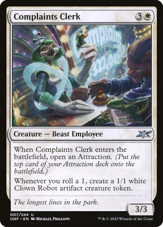 Complaints Clerk - Foil