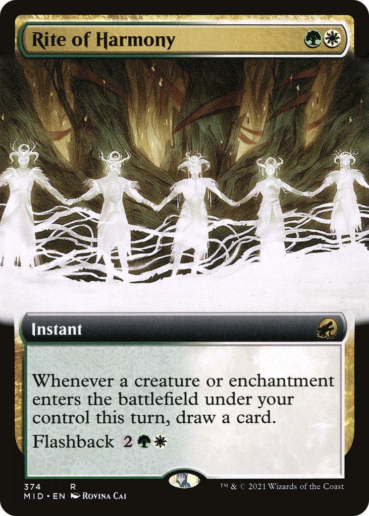 Rite of Harmony (374) (Extended Art) - Foil