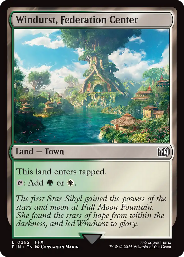 Windurst, Federation Center - Foil