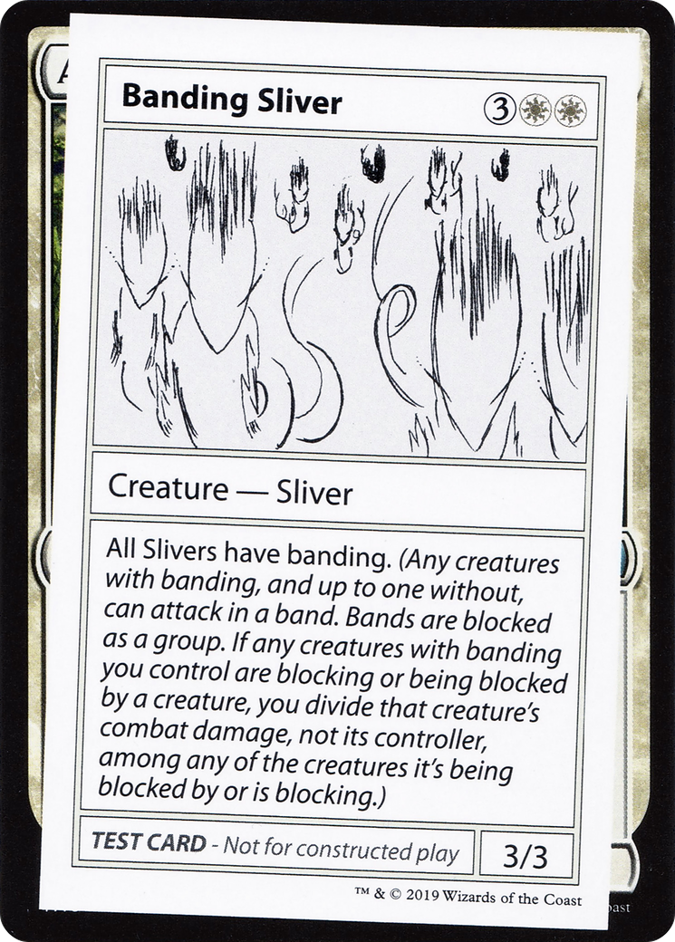 Banding Sliver (No PW Symbol)