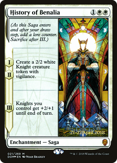 History of Benalia (021) (Prerelease) - Foil