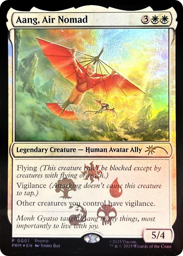 Aang, Air Nomad (0001) (PMEI) - Foil