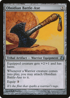 Obsidian Battle-Axe - Foil